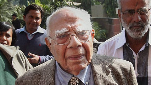Veteran lawyer and former Union minister Ram Jethmalani (Photo | PTI)