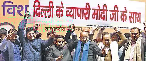 Out of power in national capital for a considerable length of time, the BJP is bidding to unseat the Arvind Kejriwal government in the Assembly polls| file