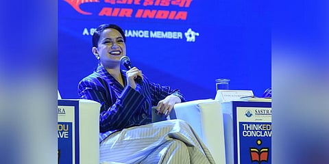 Bollywood actor Kangana Ranaut at ThinkEdu Conclave in Chennai. (Photo | R Satish Babu, EPS)