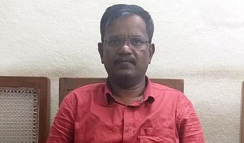 Jubilee Hills Inspector Balavanthaiah surrendered before ACB officials in connection with bribery activities