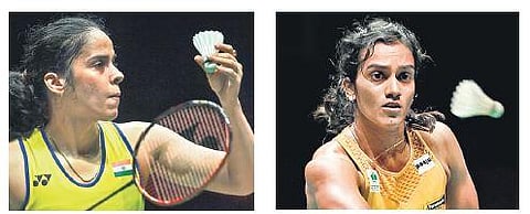 Saina Nehwal (L), PV Sindhu lost in quarters of Malaysia Masters on Friday | AFP, AP