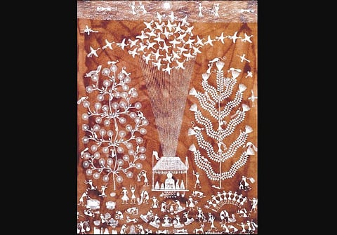 'Of Aesthetics and the Vernacular – An Insight into Warli Art' art exhibition.