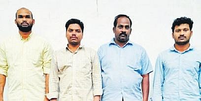 The four accused of data theft