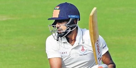Ravichandran Ashwin made 79 against Mumbai in Chennai. (Photo | D Sampathkumar, EPS)