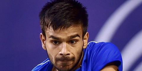 Indian tennis star Sumit Nagal (Photo | PTI)