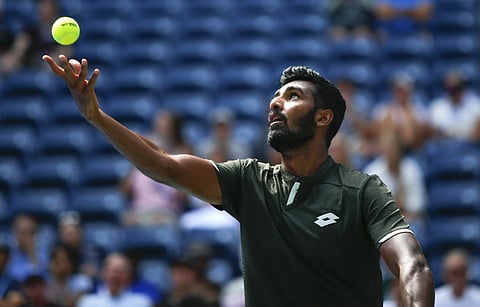 Prajnesh Gunneswaran failed to make the main draw of the Australian Open men's singles event. (File Photo | AP)