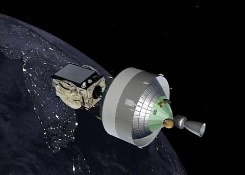 The satellite will be operational after the successful completion of all in-orbit tests. (Photo | Twitter)