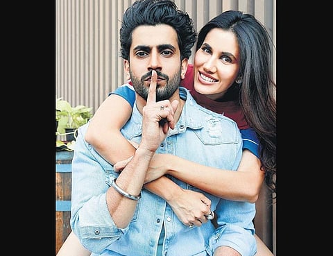 Sunny Singh and Sonnalli Seygall in 'Jai mummu Di'