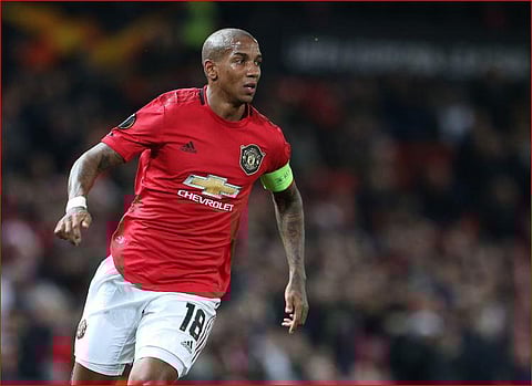 Manchester United defender Ashley Young. (Photo | Twitter @youngy18)