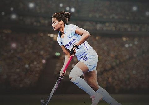 Sunita Lakra. (Photo | Twitter/@TheHockeyIndia)
