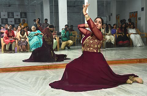 Neha Banerjee also works with underprivileged students. (Photo | Ashwin Prasath, EPS)