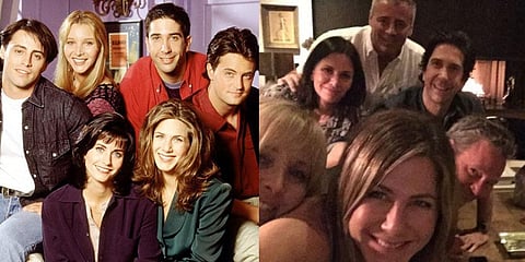 'Friends' starring Jennifer Aniston, Courteney Cox, Lisa Kudrow, Matt LeBlanc, Matthew Perry and David Schwimmer. (Photo | TV distributin/ Instagram)