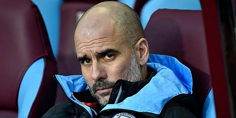 Manchester City manager Pep Guardiola (Photo | AP)
