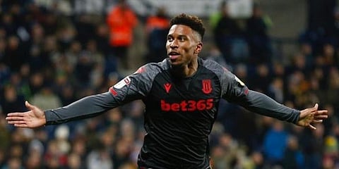 Stoke City forward Tyrese Campbell (Photo | Tyrese Campbell Twitter)