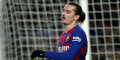 Barcelona striker Antoine Griezmann (Photo | AP)