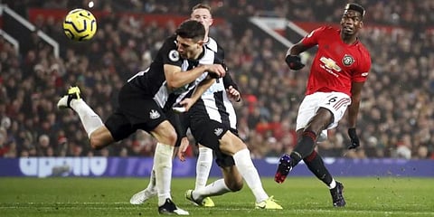 Manchester United striker Paul Pogba (Photo | AP)