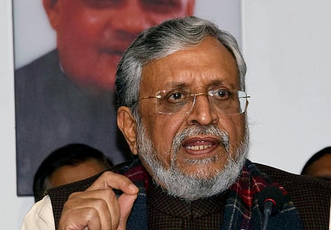 Former Bihar deputy CM Sushil Kumar Modi 
