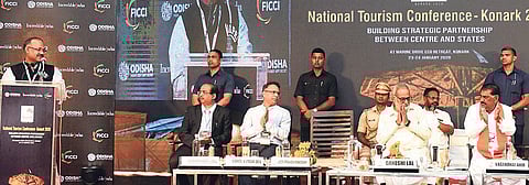 Guests at the two-day National Tourism Conference near Konark