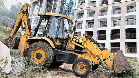Image of a JCB used for representational purposes.