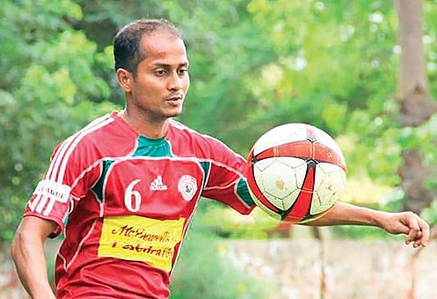 Dhanarajan Radhakrishnan during a game (File photo)