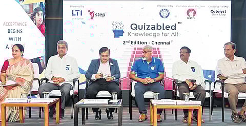 Chennai: Disabled children participate in quiz contest