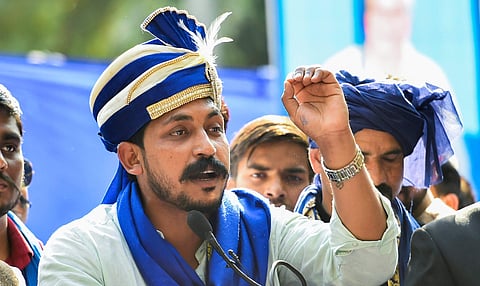 Bhim Army chief Chandrashekhar Azad (File | PTI)