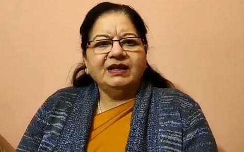 Vice-chancellor of Delhi's Jamia Millia Islamia university Najma Akhtar. (Photo | Twitter)