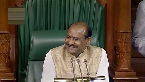 Lok Sabha speaker Om Birla (LSTV Screengrab)