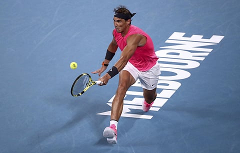 Rafael Nadal is taking nothing for granted in his Australian Open semi-final against Dominic Thiem. (Photo | AP)