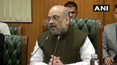 Amit Shah on agreement with National Democratic Front of Bodoland factions: 1550 cadres along with 130 weapons will surrender on 30th January. (Photo | ANI)
