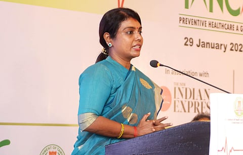 Tamil Nadu Health Secretary Beela Rajesh. (Photo| Debadatta Mallick, EPS)