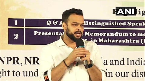 Samajwadi Party leader Abu Azmi's son Farhan Azmi. (Photo | ANI)