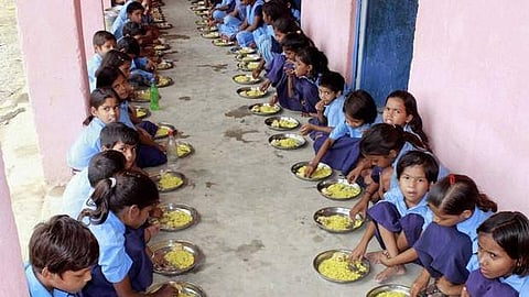Image of a mid-day meal service for representational Purposes. 