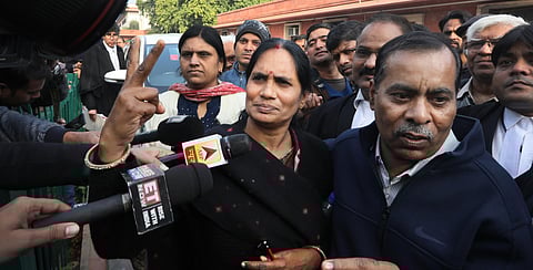 Nirbhaya's mother and Father at Supreme Court in New Delhi. (File | EPS)