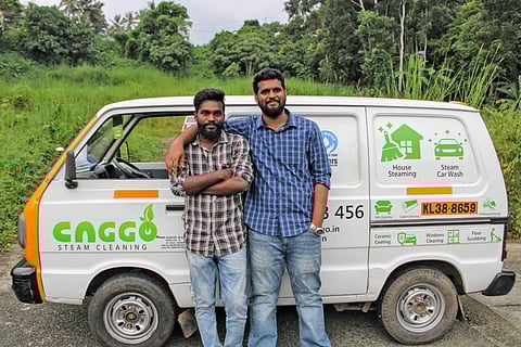 Jithin Raj (L) and Ajmal Khalid.