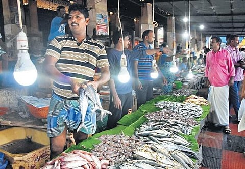 Connemara Market in Thiruvananthapuram. (photo| EPS)