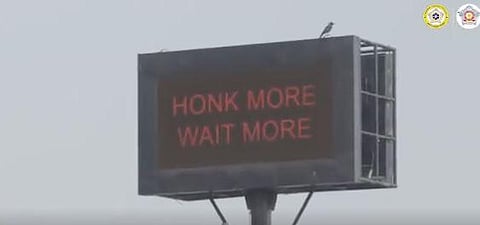 Mumbai police's new initiative. (Photo| Screen grab)