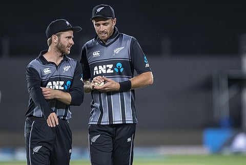 'Will this ever change for us, bro?':  Senior New Zealand players Kane Williamson (L) and Tim Southee (Photo | AP)