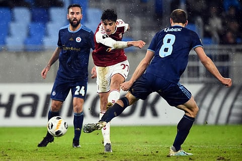 Barcelona signed Portuguese forward Francisco Trincao from Sporting Braga (Photo | AFP)