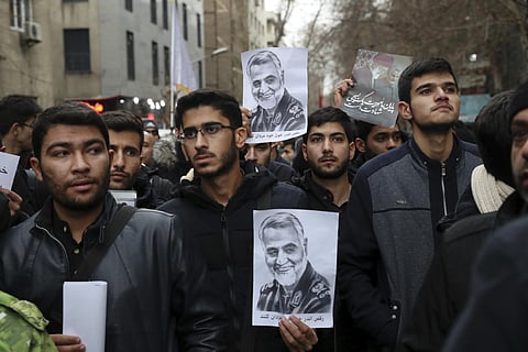 Fury, tears as thousands mourn Iranian general Qasem Soleimani killed in US attack