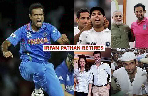 As all-rounder Irfan Pathan on Saturday announced his retirement from all forms of cricket, let us take a look at some of his best memories on and off the field. (File Photo | Agencies)