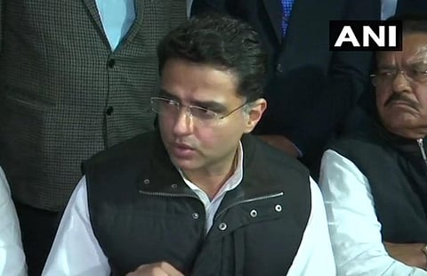 Rajasthan Deputy Chief Minister Sachin Pilot (Photo | ANI Twitter)