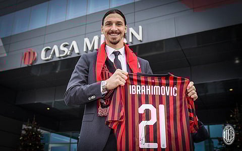 Zlatan Ibrahimovic (Photo |Twitter/@acmilan)