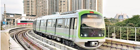 Representational image of Bengaluru metro