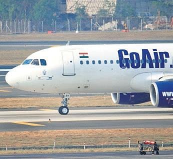 A GoAir plane