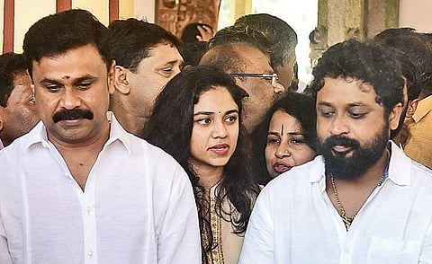Actor Dileep with brother Anoop