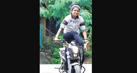 Listen to the story of how Geethika, or GeethuRider for her 17,000 fans in Instagram, started riding a bike and you will realise it is full of grit and resilience.
