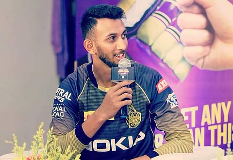 Kolkata Knight Riders cricketer Prasidh Krishna. | Twitter