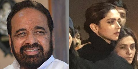 Madhya Pradesh Opposition leader Gopal Bhargav takes swipe at Deepika Padukone for her JNU visit. (Photo | Facebook/Twitter)