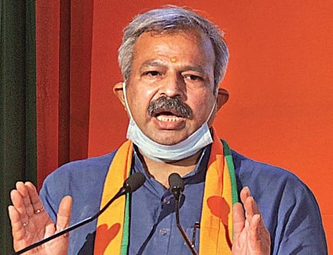 Delhi BJP president Adesh Kumar Gupta. (Photo| EPS)